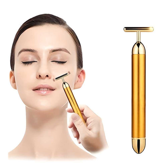 24K Gold Energy Beauty Bar – Facial Massager