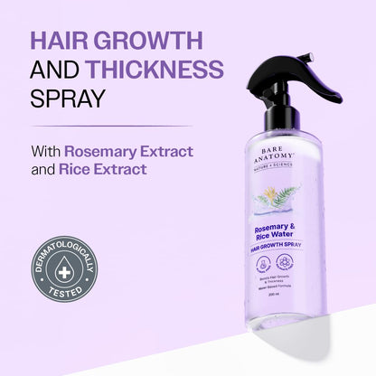 Rosemary & Rice Water Hair Growth Spray - (100) ml