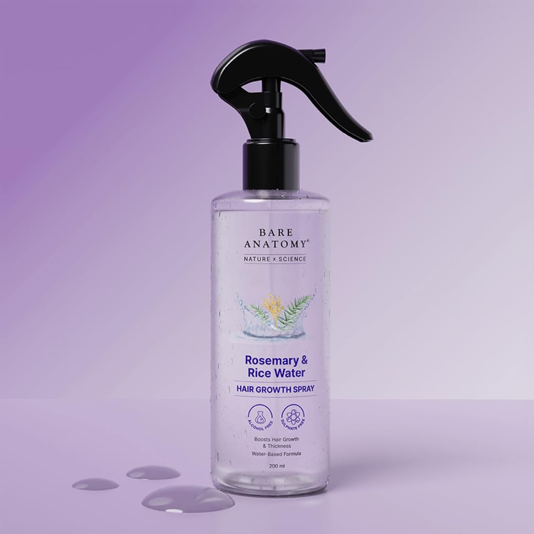 Rosemary & Rice Water Hair Growth Spray - (100) ml
