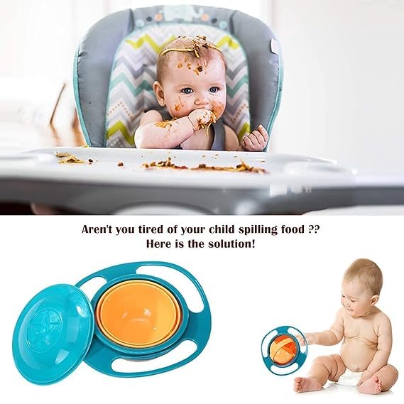 “360° Gyro Toddler Bowl – Spill Proof”