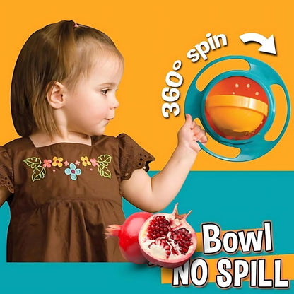 “360° Gyro Toddler Bowl – Spill Proof”