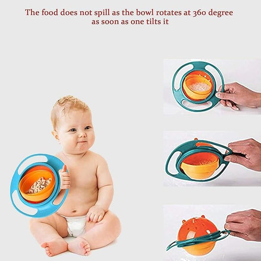 “360° Gyro Toddler Bowl – Spill Proof”
