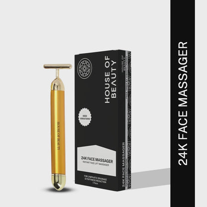 24K Gold Energy Beauty Bar – Facial Massager